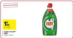 Carrefour Liquide vaisselle FAIRY offre
