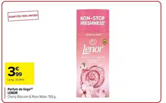 Carrefour Parfum de Linge Lenor offre