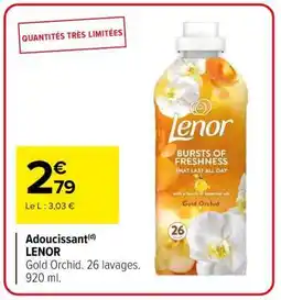Carrefour Market ADOUCISSANT LENOR offre