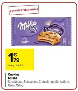 Carrefour Market Cookies MILKA offre
