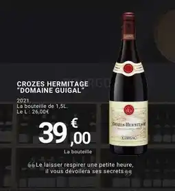 E.Leclerc CROZES HERMITAGE 'DOMAINE GUIGAL' offre