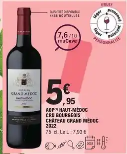 E.Leclerc CHÂTEAU GRAND MÉDOC offre