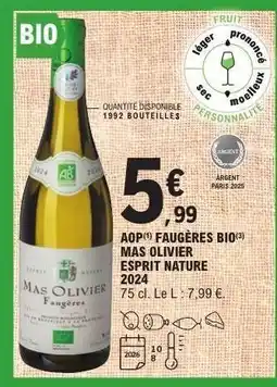E.Leclerc MAS OLIVIER ESPRIT NATURE 2024 offre