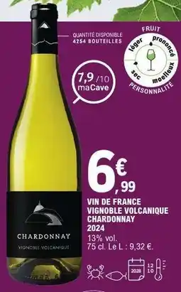 E.Leclerc CHARDONNAY VIGNOBLE VOLCANIQUE 2024 offre