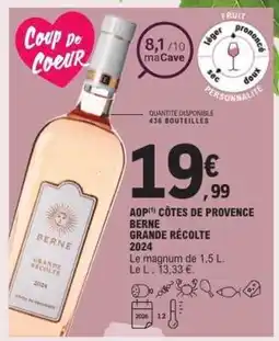 E.Leclerc BERNE GRANDE RÉCOLTE 2024 offre