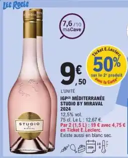E.Leclerc IGP MÉDITERRANÉE STUDIO BY MIRAVAL 2024 offre