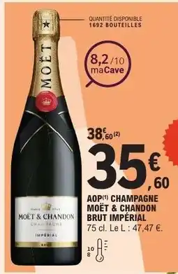 E.Leclerc AOP CHAMPAGNE MOËT & CHANDON BRUT IMPÉRIAL offre