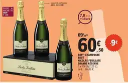 E.Leclerc AOP Champagne Brut Nicolas Feuillatte Grande Réserve offre