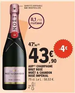E.Leclerc MOËT & CHANDON ROSÉ IMPÉRIAL offre