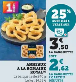 U Express Anneaux a la romaine royal offre