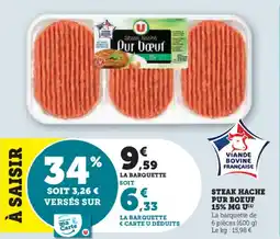 U Express Steak hache pur boeuf mg u offre