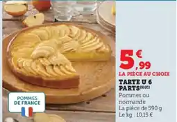 U Express Tarte u 6 parts offre