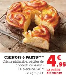 U Express Chinois 6 parts offre