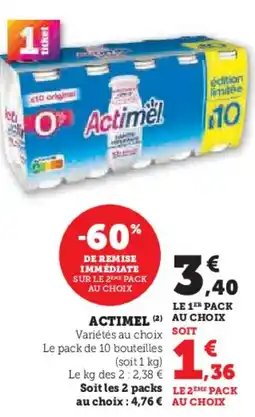U Express Actimel offre