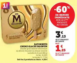 U Express Batonnets creme glacee magnum offre