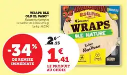 U Express Wraps ble old el paso offre