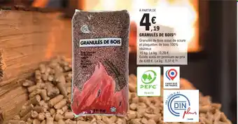E.Leclerc Brico Granulés de bois offre