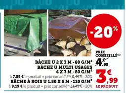 Super U Bâche u offre