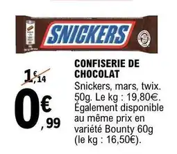 E.Leclerc SNICKERS offre