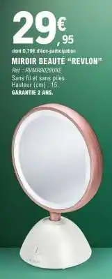 E.Leclerc MIROIR BEAUTÉ REVLON offre