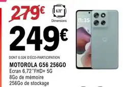 E.Leclerc MOTOROLA G56 256GO offre