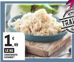 E.Leclerc Choucroute cuisinée offre
