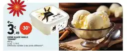 E.Leclerc CRÈME GLACÉE VANILLE “ERHARD” offre