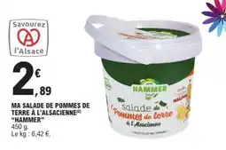 E.Leclerc MA SALADE DE POMMES DE TERRE À L'ALSACIENNE “HAMMER” offre