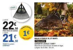 E.Leclerc Balai à Feuille XL 27 Dents offre