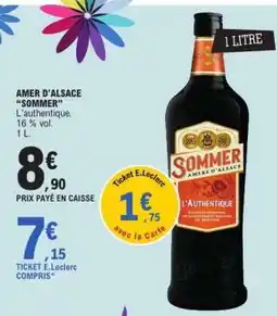 E.Leclerc AMER D'ALSACE “SOMMER” offre