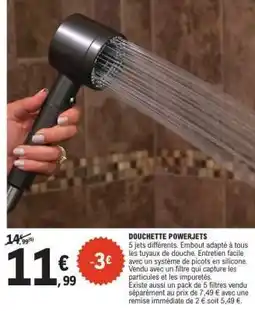 E.Leclerc DOUCHETTE POWERJETS offre