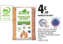 E.Leclerc PELLEX GRANULÉS DE BOIS offre