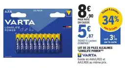 E.Leclerc VARTA LONGLIFE POWER offre