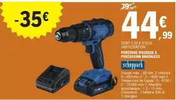 E.Leclerc PERCEUSE-VISSEUSE À PERCUSSION BRUSHLESS offre