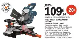 E.Leclerc SCIE À ONGLET RADIALE 1400 W 'FOXTER' offre