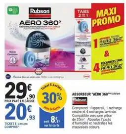 E.Leclerc ABSORBEUR AERO 360° offre