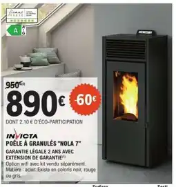 E.Leclerc POÊLE À GRANULÉS 'NOLA 7' offre