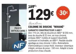 E.Leclerc COLONNE DE DOUCHE MIHANÉ offre