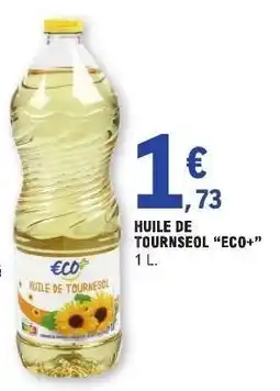 E.Leclerc HUILE DE TOURNESOL ÉCO+ offre