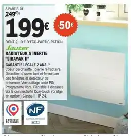 E.Leclerc Radiateur à inertie 'Sibayak II' offre