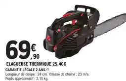 E.Leclerc ELAGUEUSE THERMIQUE 25,4CC offre