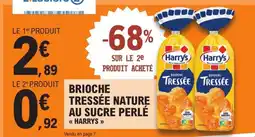 E.Leclerc Brioche Tressée Nature au Sucre Perlé Harrys offre