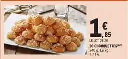 E.Leclerc 20 CHOUQUETTES offre