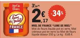 E.Leclerc Miel De France Lune De Miel offre