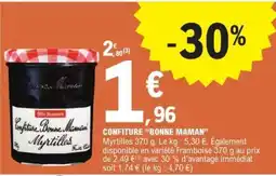 E.Leclerc Confiture 'Bonne Maman' offre