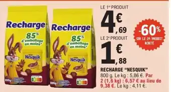 E.Leclerc Recharge Nesquik offre
