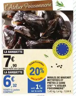 E.Leclerc MOULES DE BOUCHOT offre