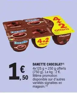 E.Leclerc DANETTE CHOCOLAT offre