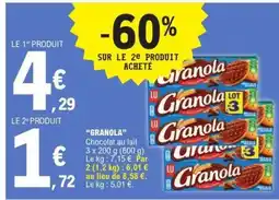 E.Leclerc Granola offre