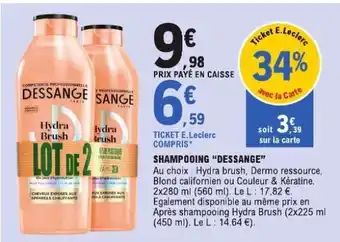 E.Leclerc Shampooing Dessange offre
